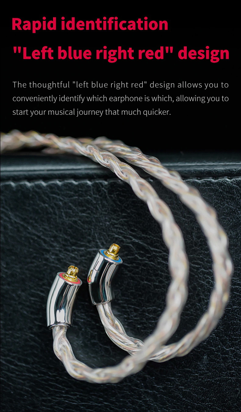 FiiO LC-RE Pro 2022 สายอัพเกรดหูฟังแบบ tri-metallic สามธาตุ ประกันศูนย์ไทย