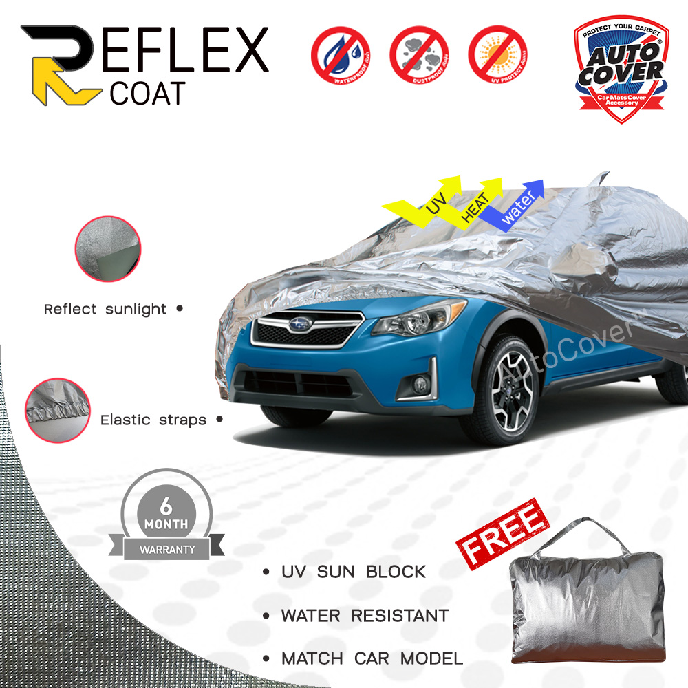 ผ้าคลุมรถเข้ารูป 100% รถ SUBARU XV ปี 2012-2018 รุ่น REFLEX COAT