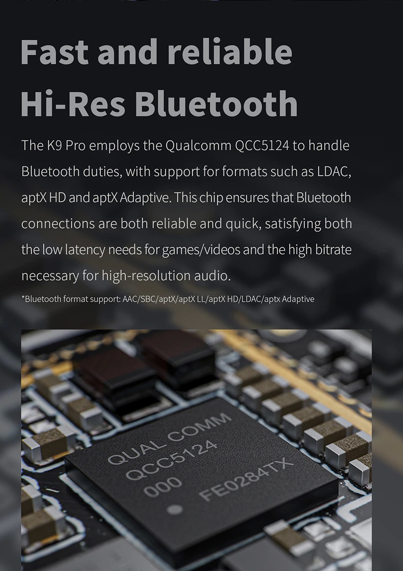 FiiO K9 PRO DAC/AMP ตั้งโต๊ะ เรือธง DAC ESS ES9038PRO x2, AMP THX AAA 788+ รองรับ MQA, LDAC, Dual Hi-Res ประกันศูนย์ไทย