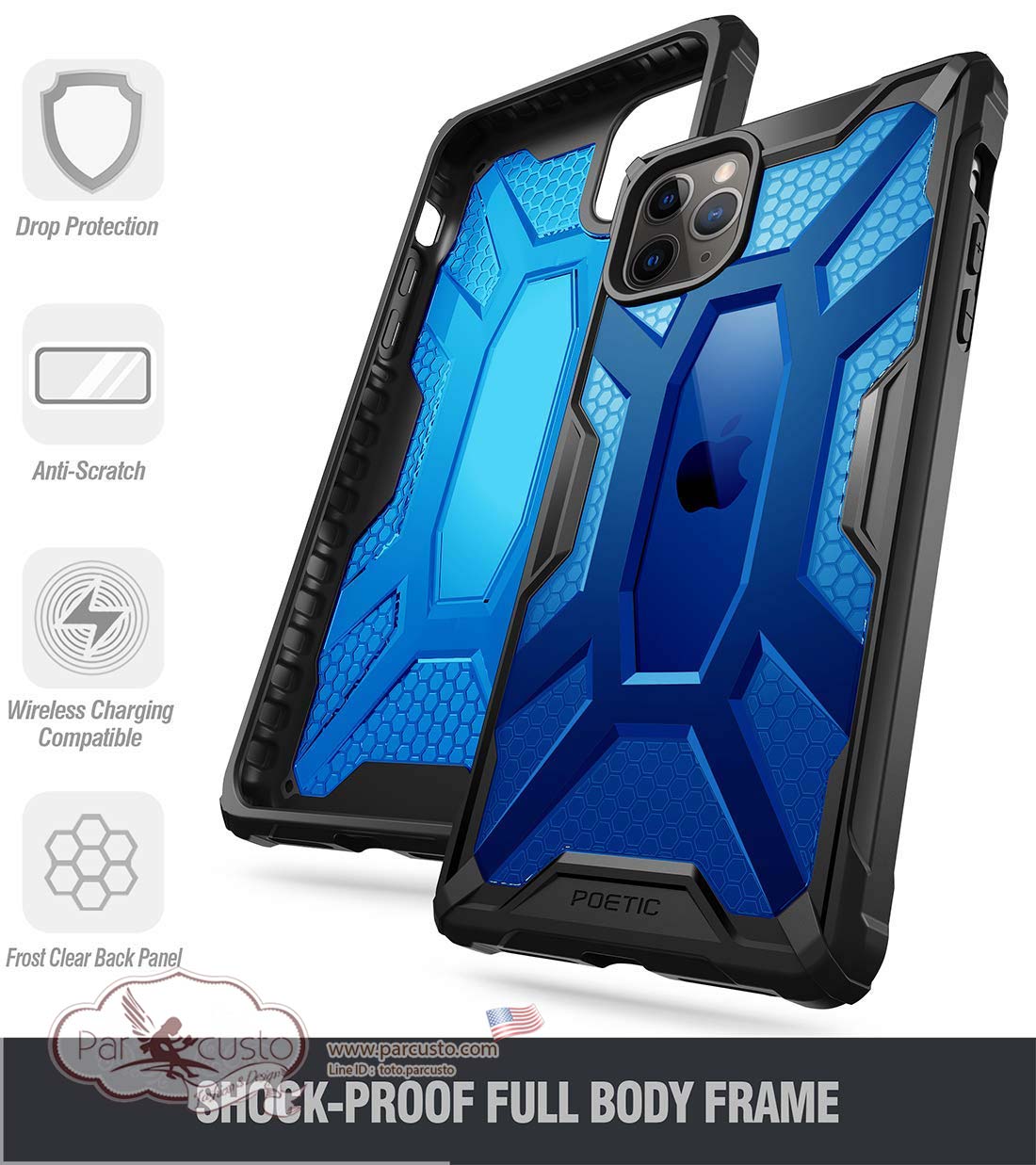 เคสกันกระแทก Apple iPhone 11 Pro Max [Affinity] จาก POETIC [Pre-order USA]