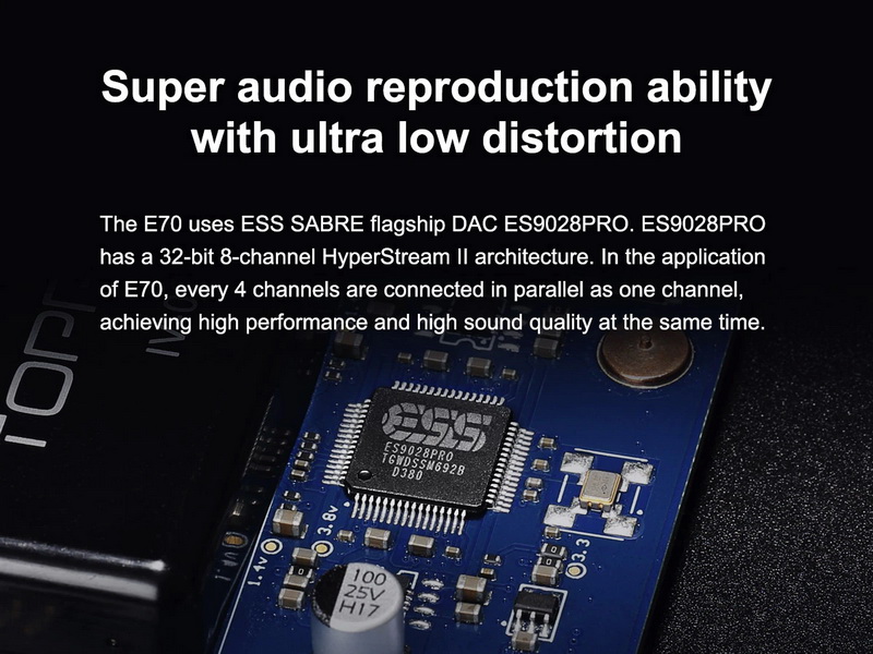 ขาย Topping E70 DAC ตั้งโต๊ะ รองรับ Dual Hi-Res ประกันศูนย์ไทย