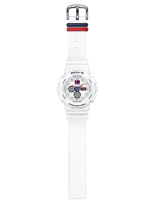 นาฬิกา Casio Baby-G White Tricolor series รุ่น BA-120TR-7B ของแท้ รับประกัน1ปี