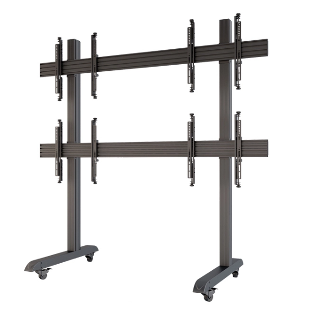 Mobile video wall mounting 2x2 ขาตั้งวีดีโอวอลล์ ขนาด 32-55 นิ้ว