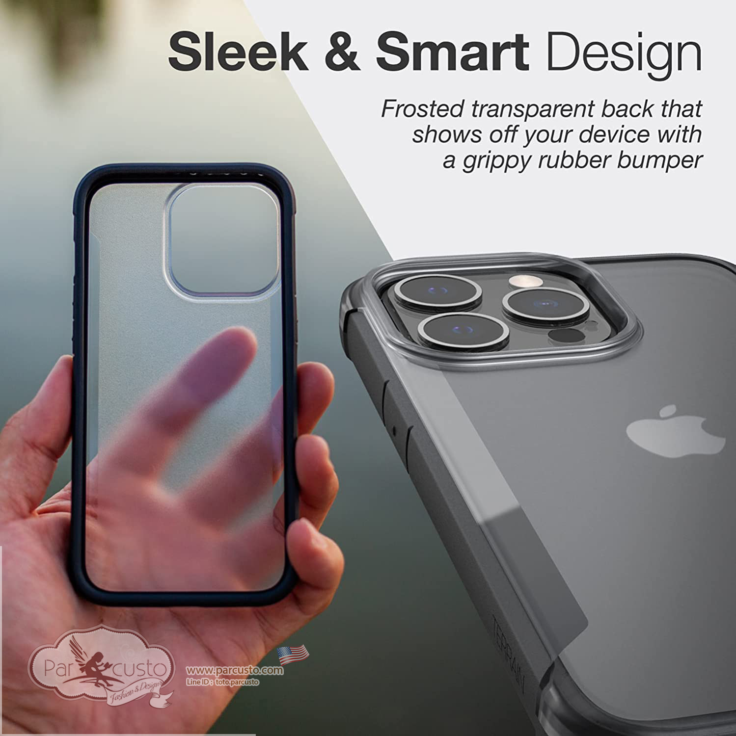 เคสกันกระแทกรักษ์โลกสำหรับ iPhone 13 Pro Max [Terrain] จาก Raptic [Pre-order USA]