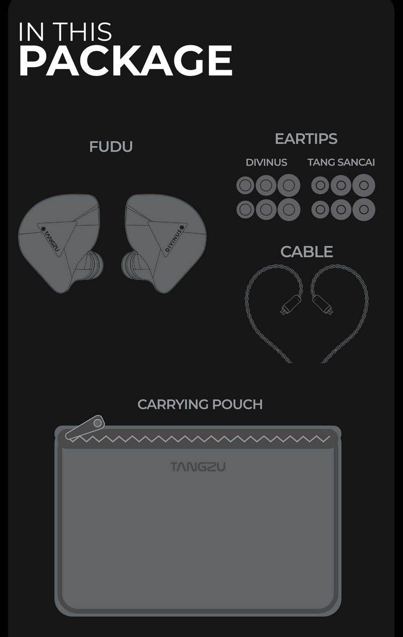 Tangzu X DIvisnus FUDU Verse 1 หูฟัง Hybrid 3 ไดรเวอร์ 2BA+1DD ประกันศูนย์ไทย