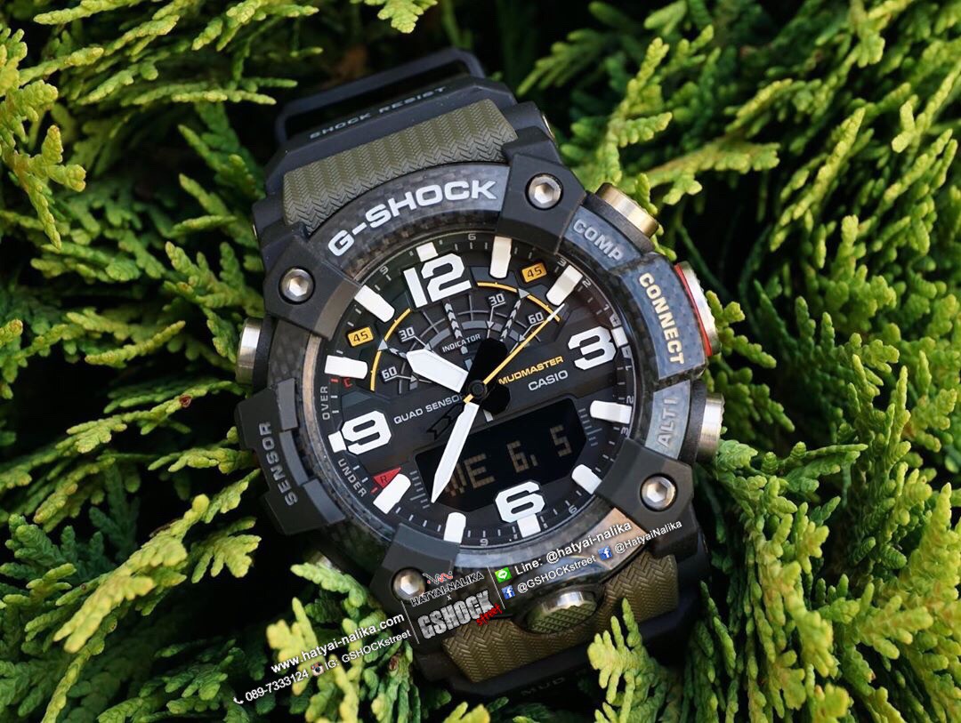 นาฬิกา Casio G-Shock MUDMASTER Carbon Core Guard with Bluetooth GG-B100 series รุ่น GG-B100-1A3 ของแท้ รับประกัน1ปี