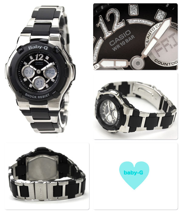 นาฬิกา คาสิโอ Casio Baby-G Standard ANALOG-DIGITAL รุ่น BGA-112C-1B