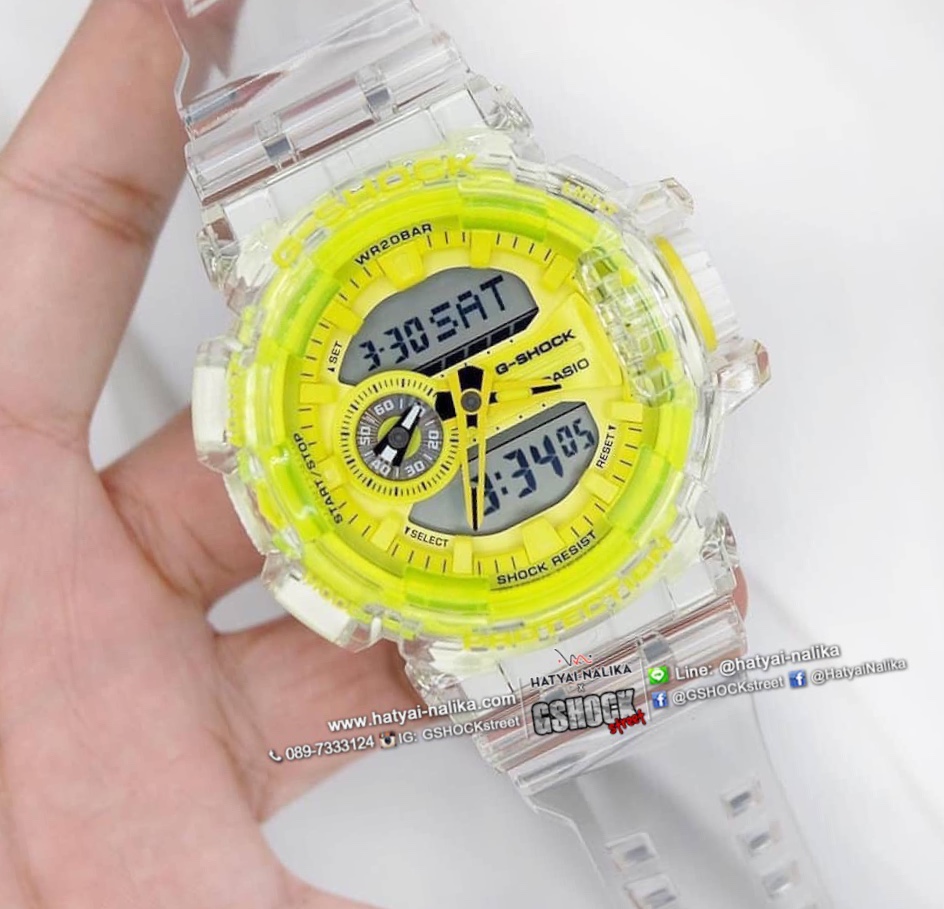 นาฬิกา Casio G-Shock Special color SKELETON series รุ่น GA-400SK-1A9 ของแท้ รับประกัน1ปี