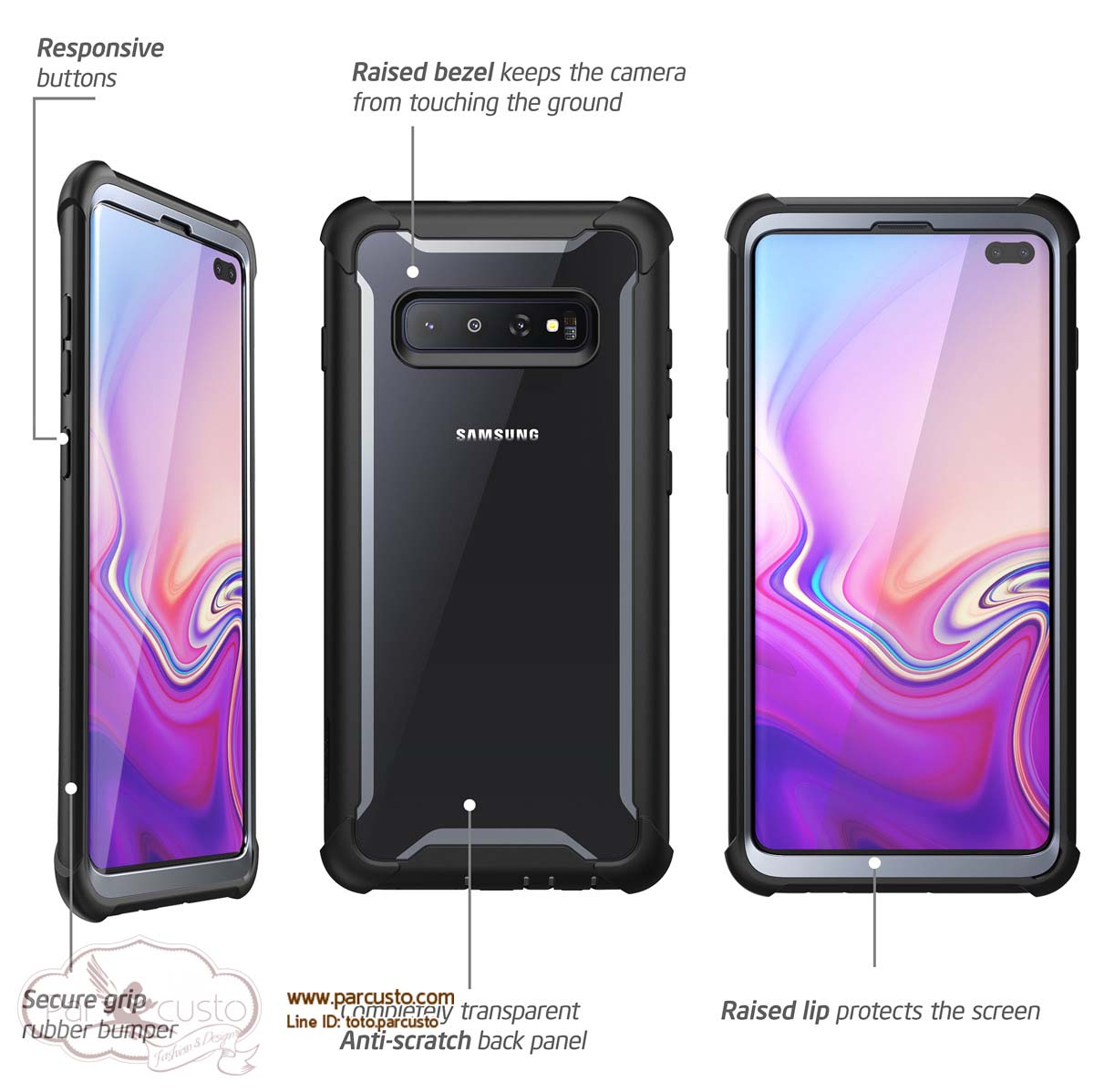 เคสกันกระแทก Samsung Galaxy S10 Plus จาก i-Blason [Pre-order]