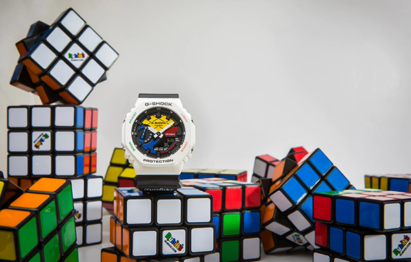 นาฬิกา Casio G-Shock Special Color Rubik's Cube series รุ่น GAE-2100RC-1A ของแท้ รับประกัน1ปี