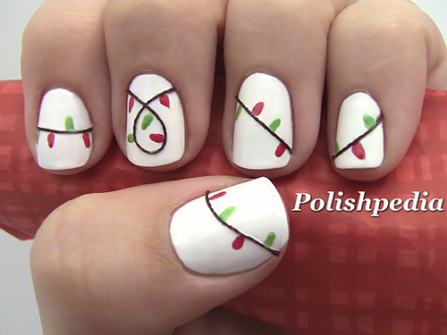 ลายเพ้นท์เล็บ วันคริสต์มาส christmas nails art