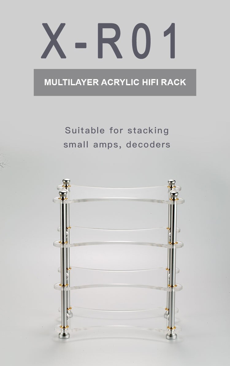 xDuoo X-R01 Acrylic Rack สำหรับวางเครื่องเสียงแบบตั้งโต๊ะ