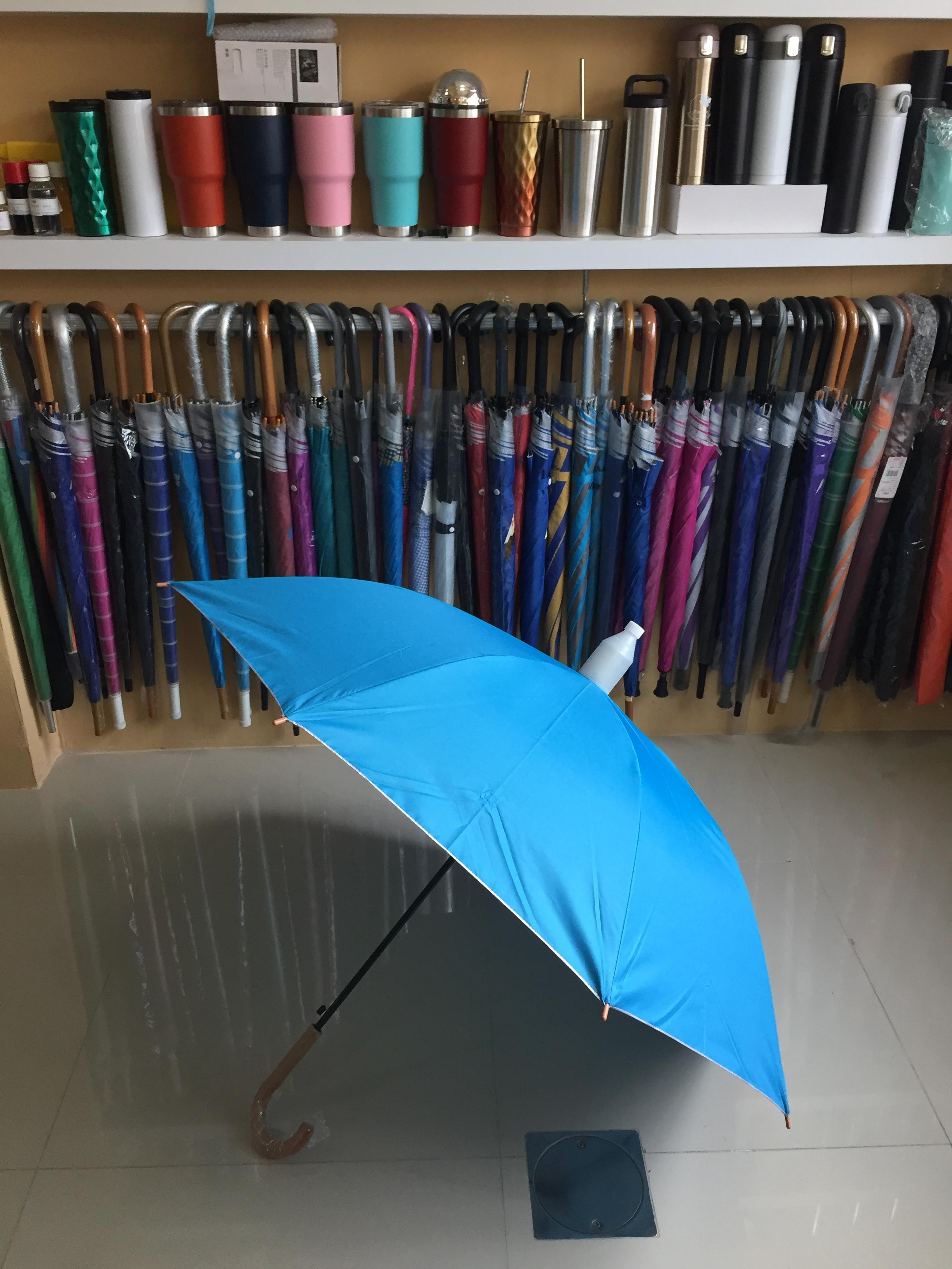 ร่มปลอกถ้วย 24 นิ้ว ผ้าร้มเคลือบยูวี คละสี