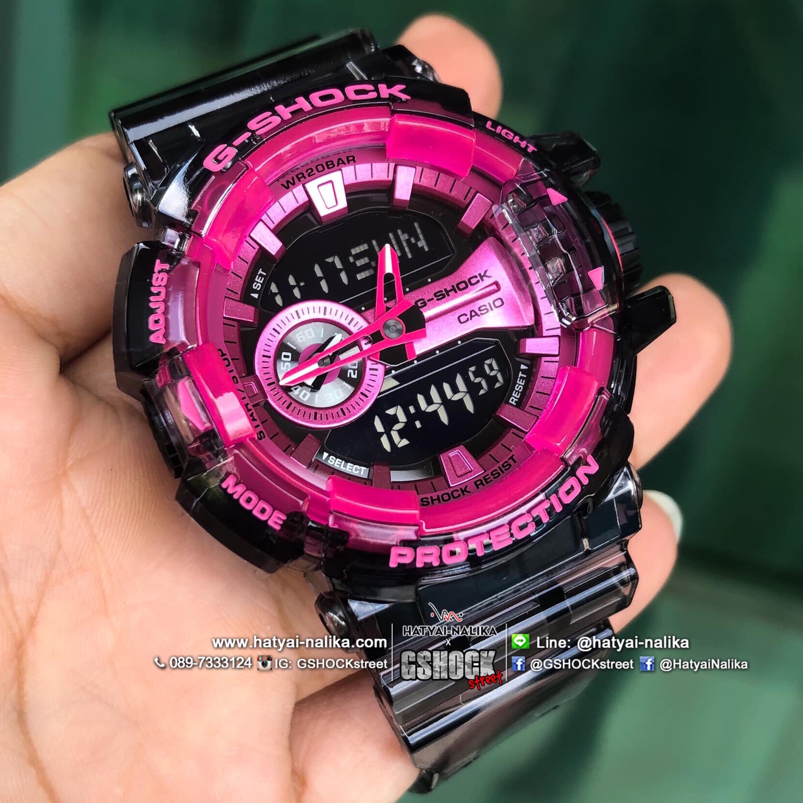 นาฬิกา Casio G-Shock Special color SKELETON series รุ่น GA-400SK-1A4 ของแท้ รับประกัน1ปี