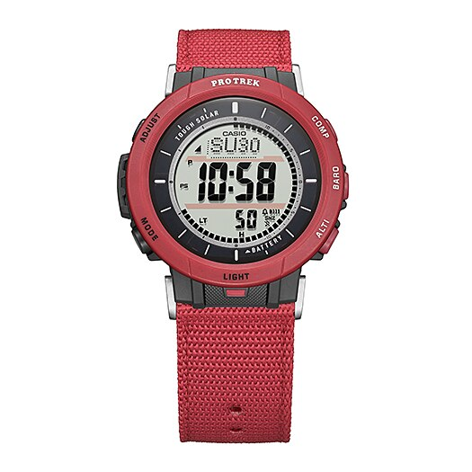 นาฬิกา คาสิโอ Casio PRO TREK PRG-30 Series รุ่น PRG-30B-4 สายผ้า ของแท้ รับประกัน 1 ปี