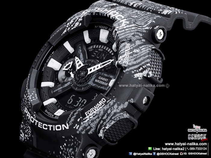 นาฬิกา Casio G-Shock GA-110TX Textile pattern series รุ่น GA-110TX-1A ของแท้ รับประกัน1ปี