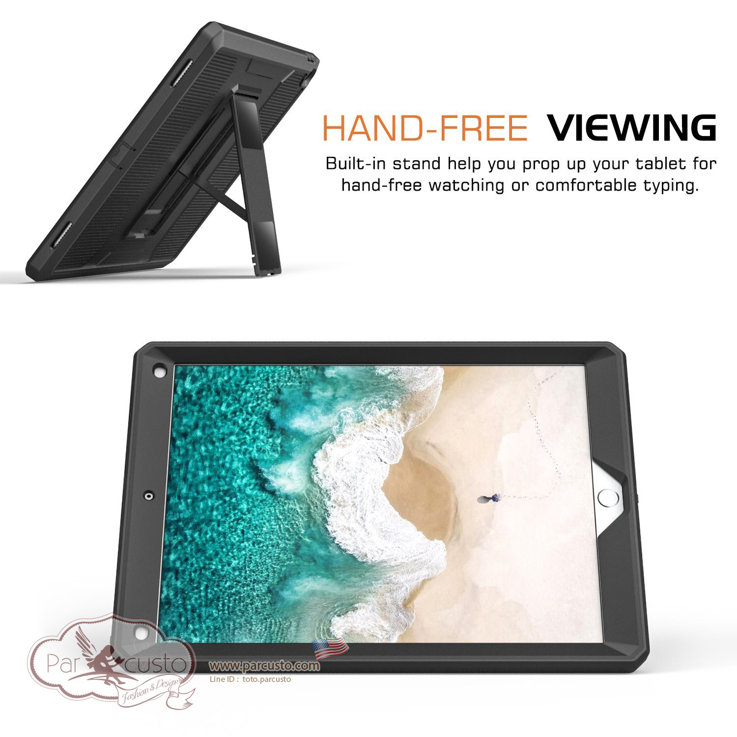 เคสกันกระแทก Apple New iPad Pro 12.9 2017 [Heavy Duty] จาก MoKo [หมด]