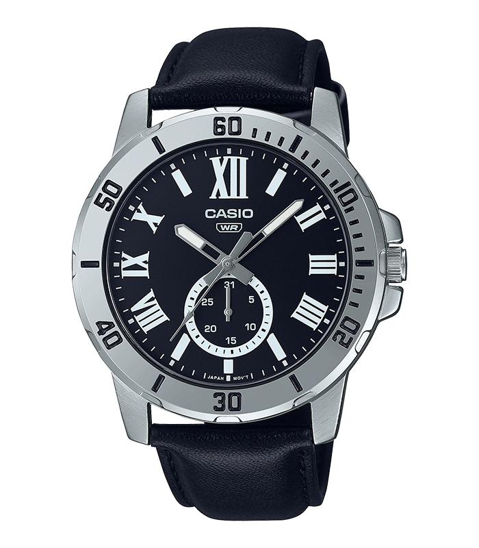 นาฬิกา คาสิโอ Casio STANDARD Analog'men รุ่น MTP-VD200L-1B ของแท้ รับประกัน1ปี