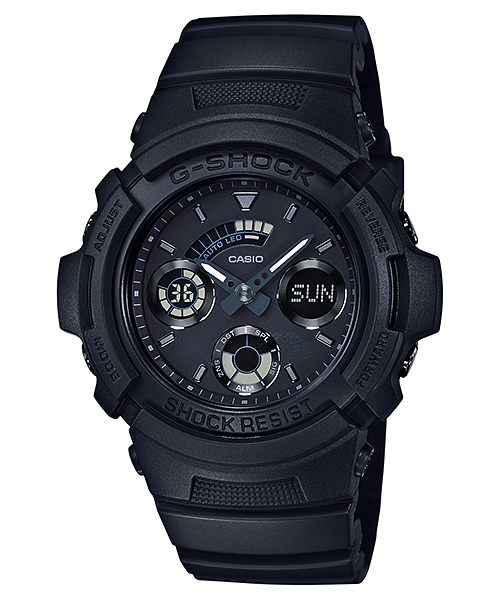 นาฬิกา Casio G-Shock Limited Black Out Basic series รุ่น AW-591BB-1A ของแท้ รับประกัน1ปี