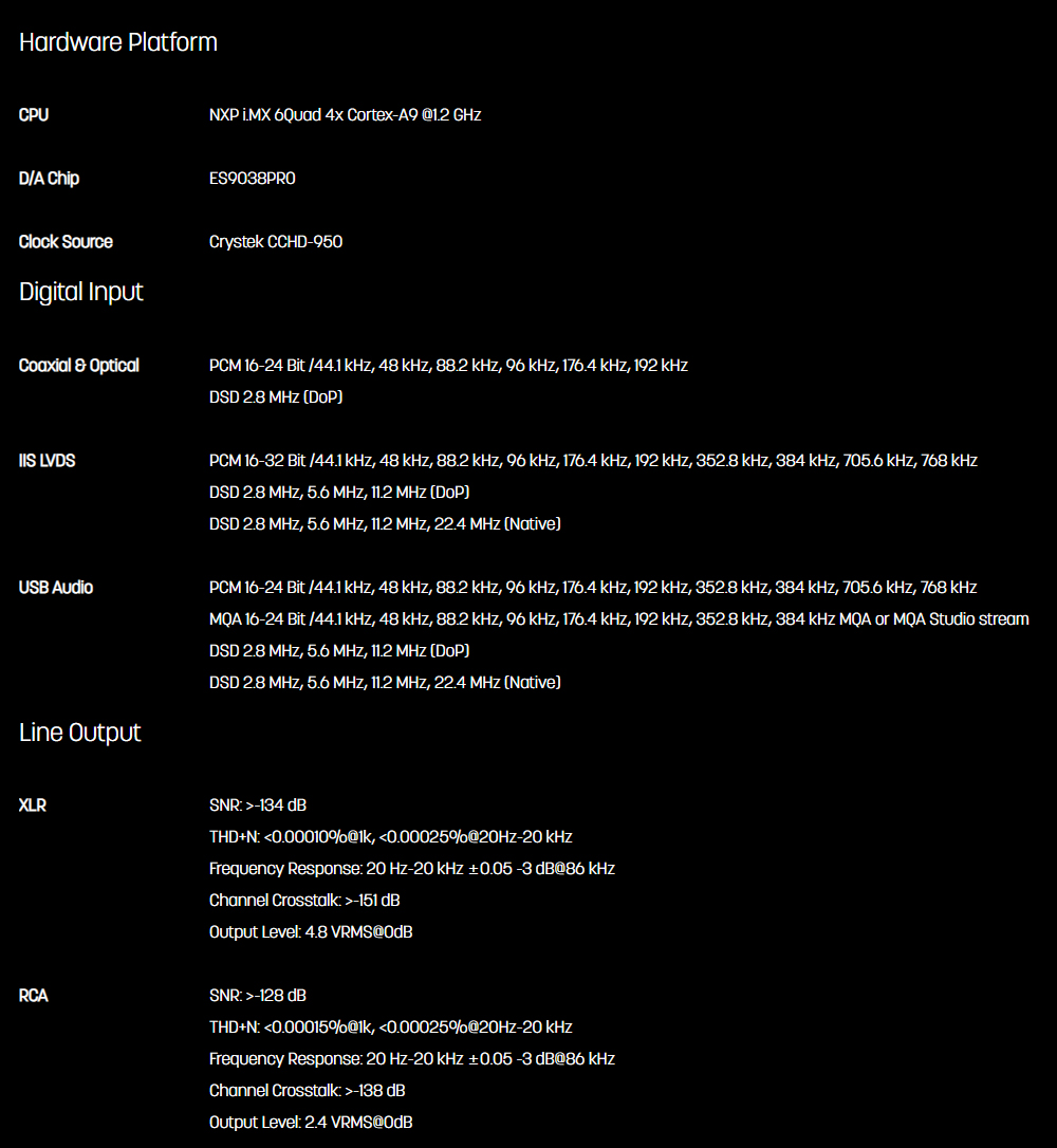 ขาย Matrix Audio X-SABRE 3 DAC ตั้งโต๊ะระดับ High-End รองรับ MQA ประกันศูนย์ไทย