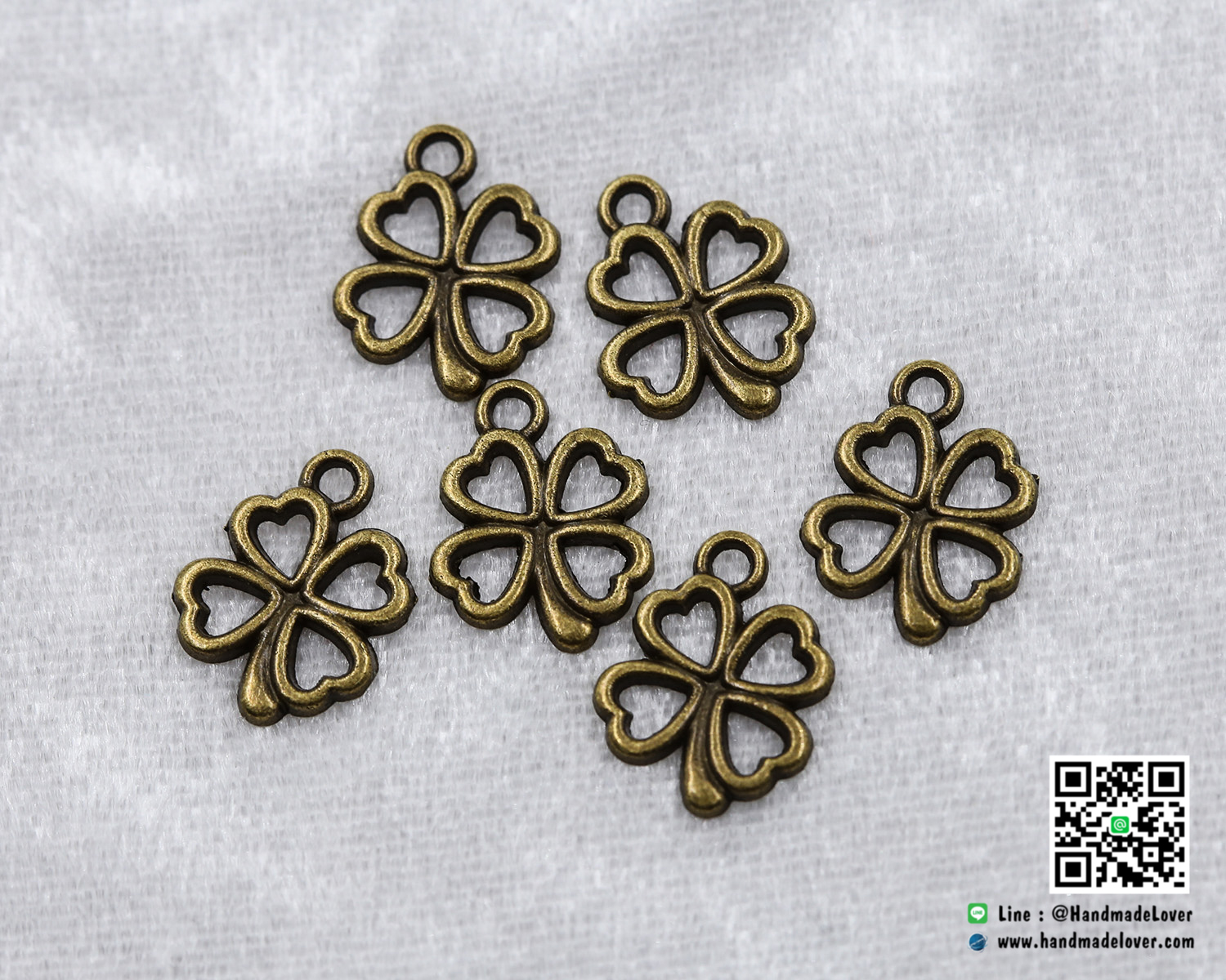 จี้,ตัวห้อยซิป ใบโคลเวอร์