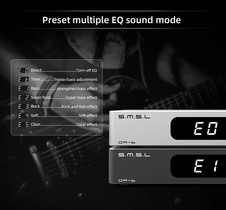 SMSL DA-6 Power Amplifier ภาคขยายเสียง รองรับ Hi-Res ประกันศูนย์ไทย