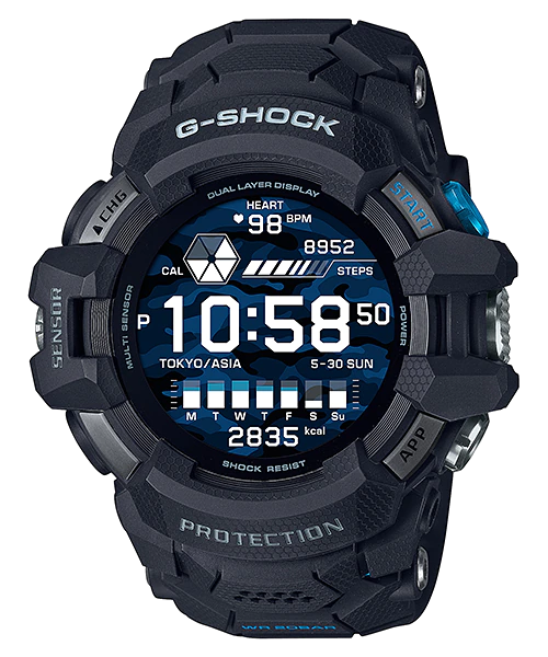 นาฬิกา Casio G-Shock G-SQUAD PRO GSW-H1000 Series รุ่น GSW-H1000-1 ของแท้ รับประกัน1ปี