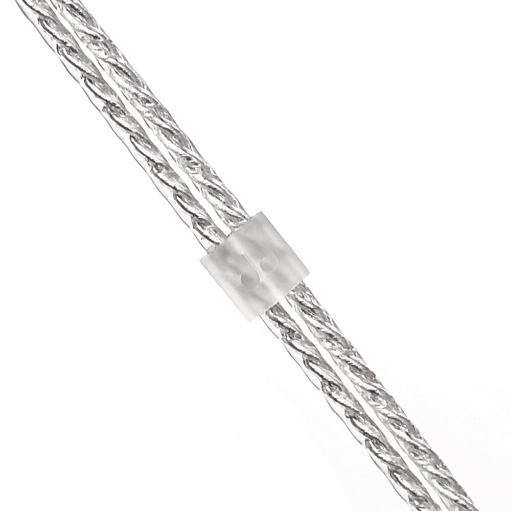 (สินค้ามีตำหนิ) DD BC50B สายอัพเกรดทองแดงชุบเงินถัก 7N OCC ยาว 50CM