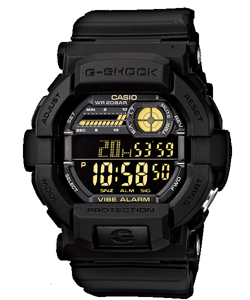 นาฬิกา คาสิโอ Casio G-Shock Standard digital รุ่น GD-350-1B "Black Sniper"