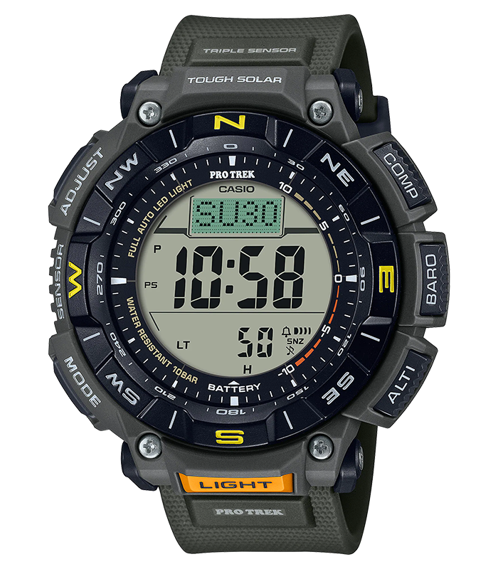 นาฬิกา คาสิโอ Casio PRO TREK PRG-340 Series รุ่น PRG-340-3 ของแท้ รับประกัน1ปี