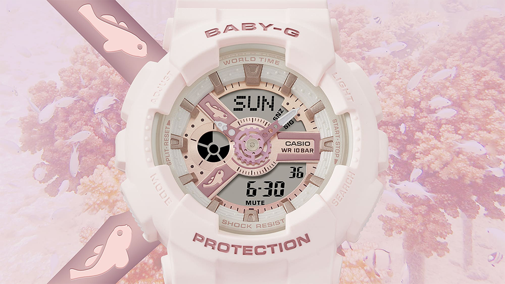 นาฬิกา Casio BABY-G x AQUA PLANET COLLABORATION Limited รุ่น BA-110AQ-4A ของแท้ รับประกัน1ปี