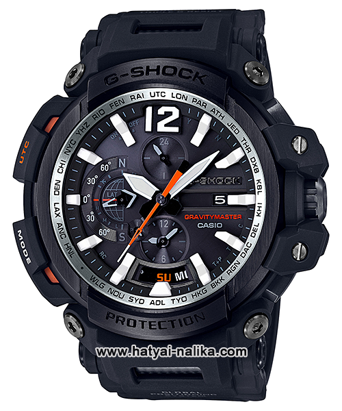 นาฬิกา Casio G-Shock นักบิน GRAVITYMASTER GPS Hybrid Waveceptor with Bluetooth GPW-2000 series รุ่น GPW-2000-1A ของแท้ รับประกัน1ปี