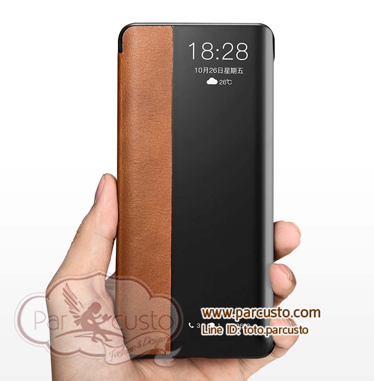 เคสหนังแท้ Huawei P30 และ P30 Pro แบบที่ 2 (โปรดระบุรุ่น) จาก XOOMZ [หมด]