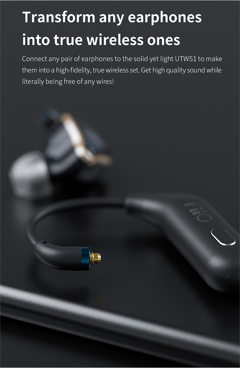 ขาย FiiO UTWS1 อะแดปเตอร์เปลี่ยนหูฟังให้รองรับ True Wireless Bluetooth
