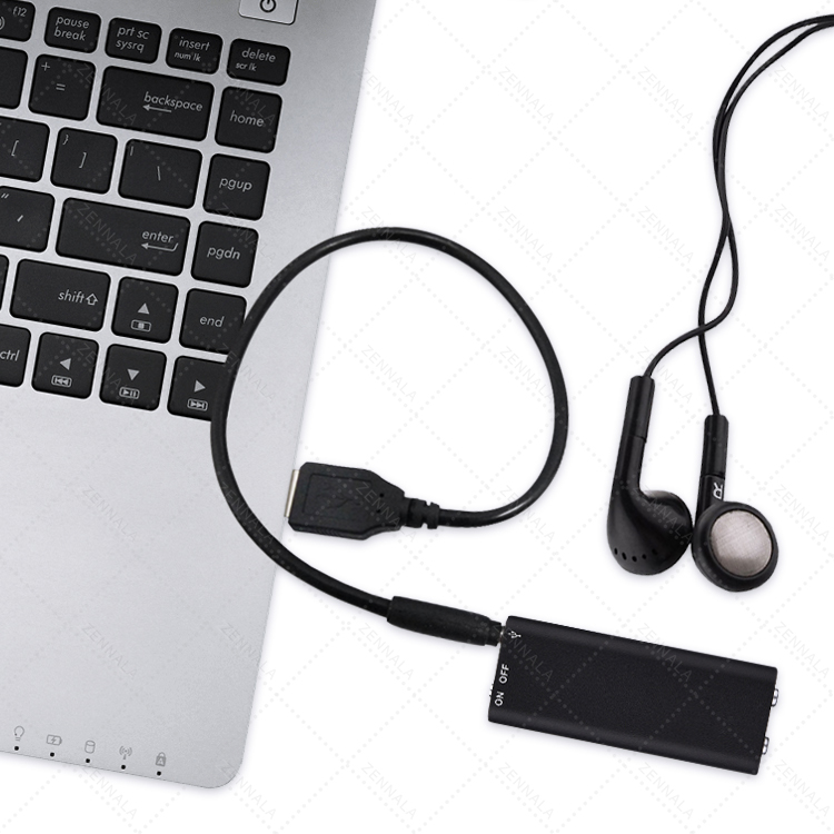 เครื่องบันทึกเสียงจิ๋ว 8 GB + MP3