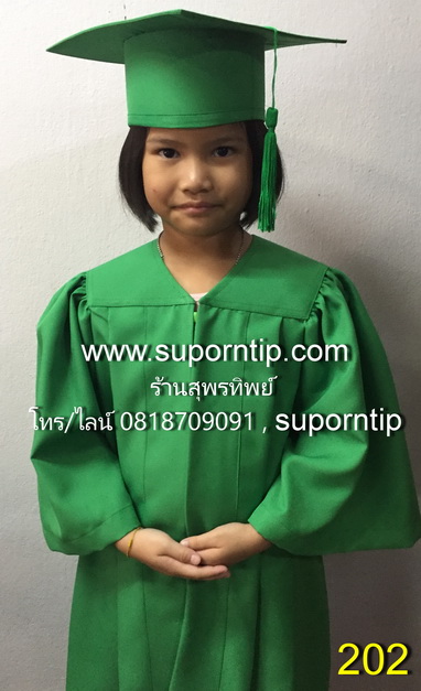 191-CR ชุดครุยอนุบาล สีน้ำเงิน ,ชุดครุยบัณฑิตน้อย,ชุดรับปริญญาเด็ก,ชุดครุยเด็กเล็ก