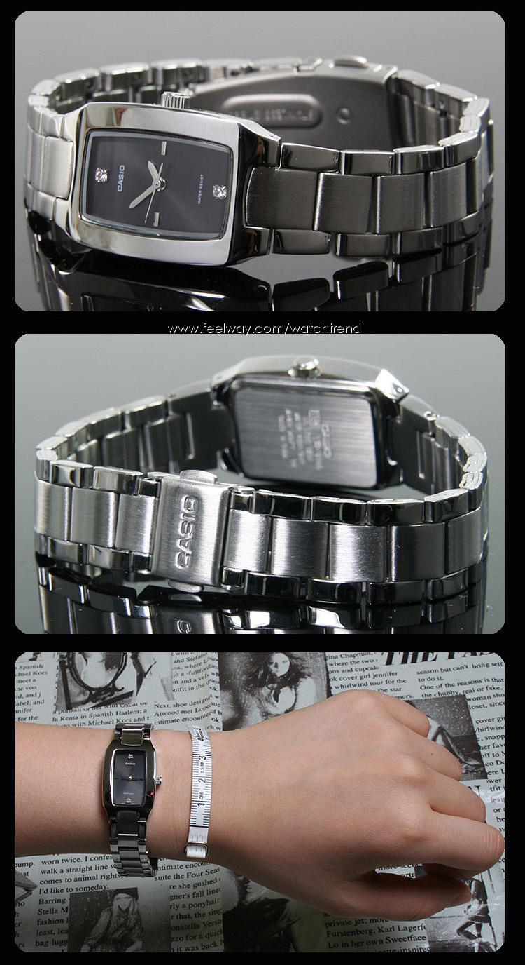 นาฬิกา คาสิโอ Casio STANDARD Analog'women รุ่น LTP-1165A-1C2 ออกแบบสไตล์ DKNY ดารานิยมใส่!! ของแท้ รับประกัน 1 ปี