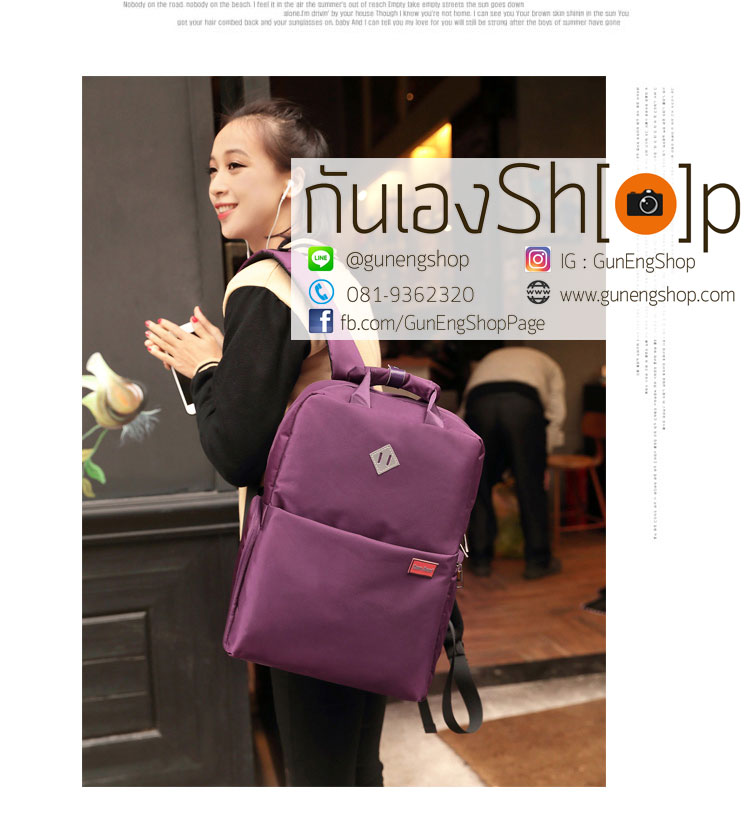กระเป๋ากล้องเป้สะพายหลัง ผ้ากันน้ำ รุ่น Mini Camera Backpack Size L
