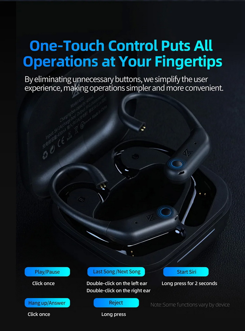 KZ AE01 โมดูลอัพเกรดหูฟัง IEMs ให้รองรับไร้สาย Bluetooth5.4 ประกันศูนย์ไทย