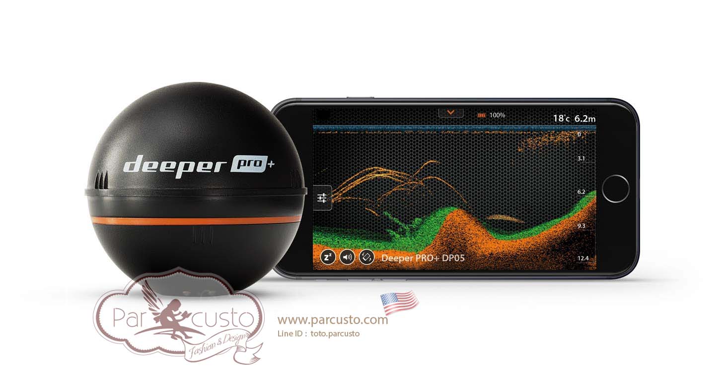 โซน่าจิ๋วอัจฉริยะ Deeper Smart Sonar Pro+ พร้อมอุปกรณ์เสริม [หมด]