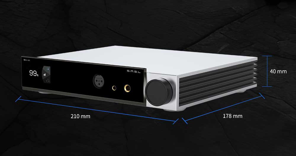 SMSL SH-X Headphone Amplifier ตั้งโต๊ะ กำลังขับสูง รองรับ Hi-Res ประกันศูนย์ไทย