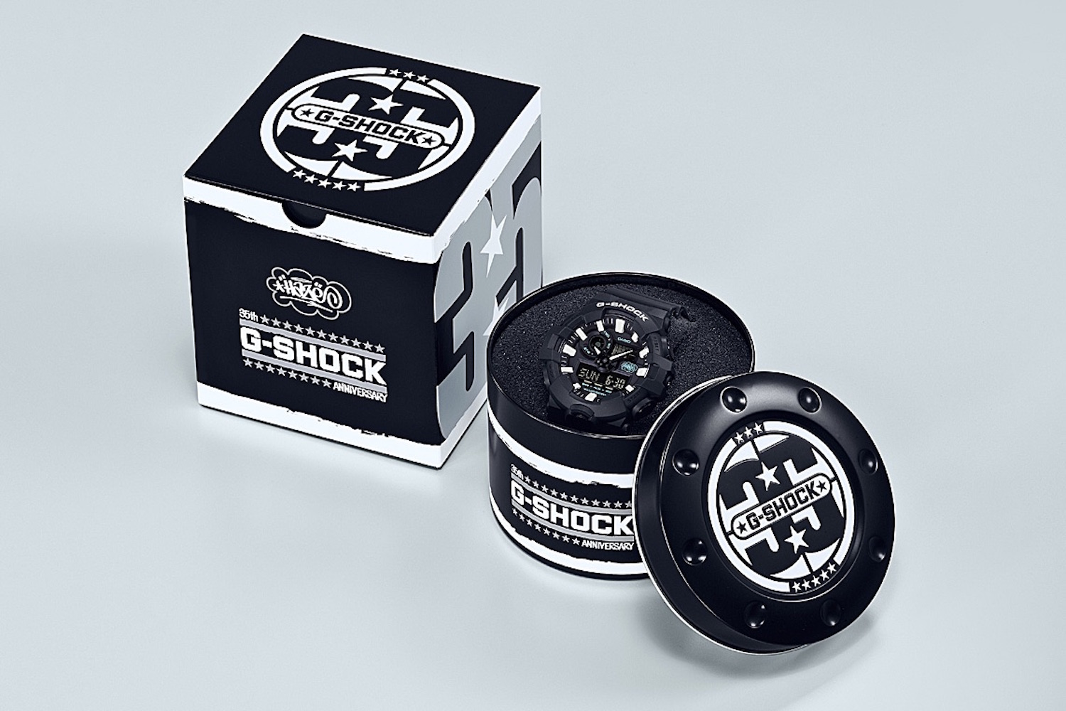 นาฬิกา Casio G-SHOCK x ERIC HAZE Limited model 35th Anniversary Collaboration series รุ่น GA-700EH-1A ของแท้ รับประกัน1ปี