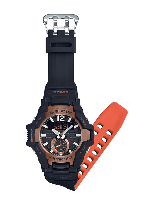 นาฬิกา Casio G-Shock นักบิน GRAVITYMASTER BLUETOOTH รุ่น GR-B100-1A4 ของแท้ รับประกัน1ปี