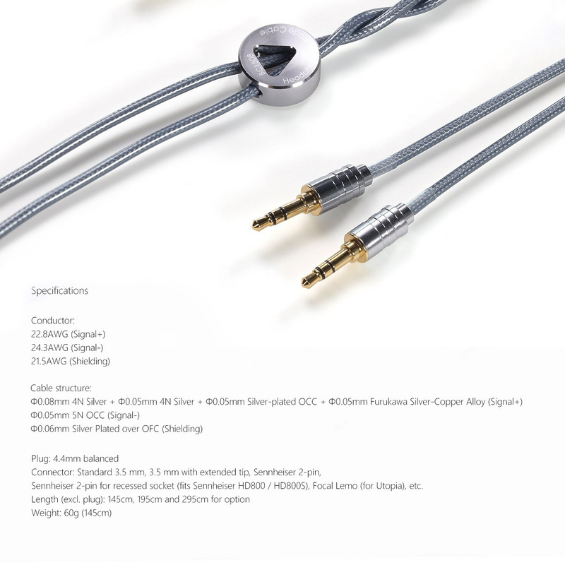 DD BC150B สายอัพเกรดสำหรับหูฟัง Headphone ขั้วมาตรฐาน 3.5 ประกันศูนย์ไทย