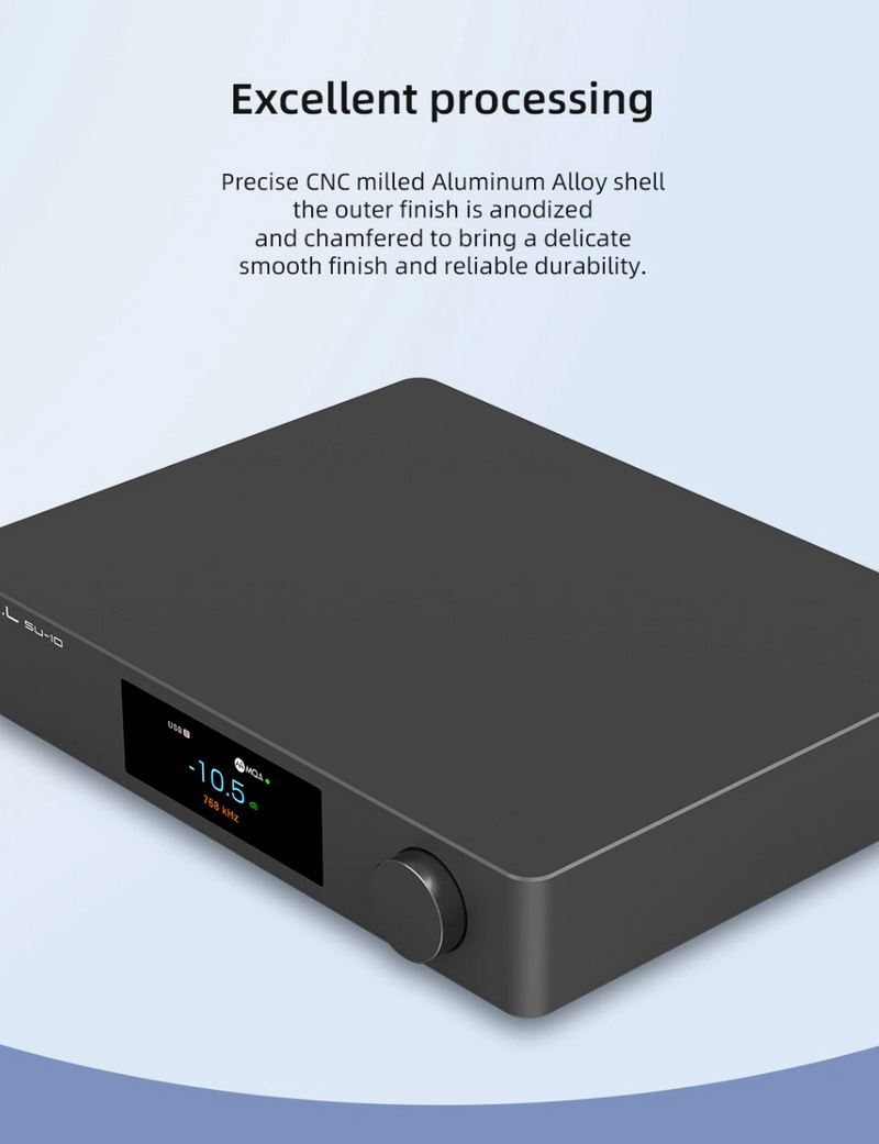 ขาย SMSL SU-10 DAC ตั้งโต๊ะประสิทธิภาพสูง รองรับ MQA, LDAC, Dual Hi-Res ประกันศูนย์ไทย