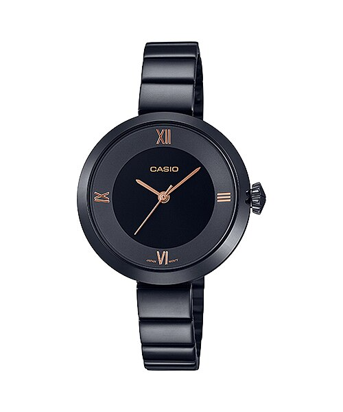 นาฬิกา Casio STANDARD Analog-Ladies' รุ่น LTP-E154B-1A ของแท้ รับประกัน 1 ปี