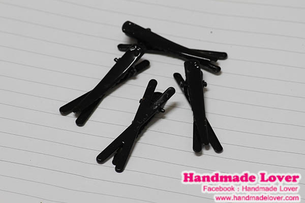 โครงกิ๊บกากบาท สีดำ