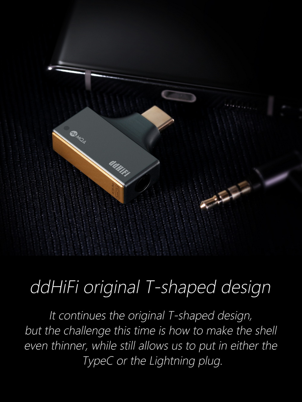 ขาย DD TC35 PRO (Mountain) แจ็คแปลง TypeC/Lightning ให้รองรับหูฟัง 3.5mm