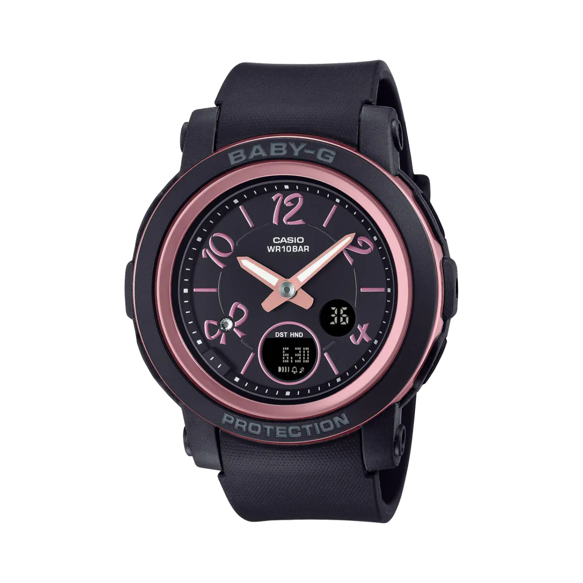 นาฬิกา Casio Baby-G ANALOG-DIGITAL BGA-290RA Ribbon Arabic series รุ่น BGA-290RA-1A ของแท้ รับประกัน1ปี