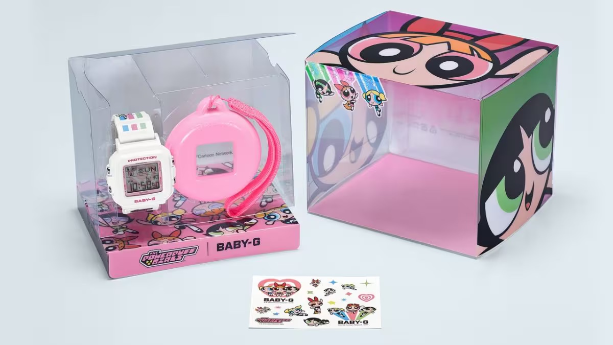 นาฬิกา Casio BABY-G x POWERPUFF GIRLS Limited Collaboration model รุ่น BGD-10KPP-7 ของแท้ รับประกัน1ปี